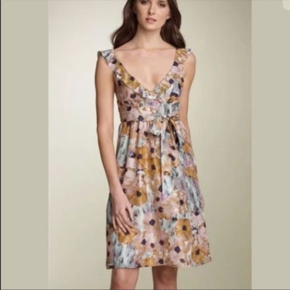 Silk watercolor Theory dress